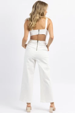 SUGARLIPS NEW ARRIVALS LUCKI DENIM OPEN BACK JUMPSUIT