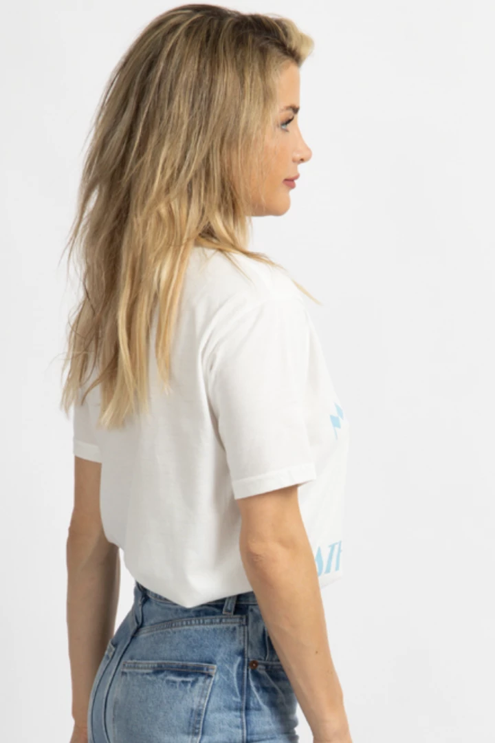 BAILEY ROSE BLUE MALIBU ATHLETICS GRAPHIC T-SHIRT 5 BAILEY ROSE BLUE MALIBU ATHLETICS GRAPHIC T-SHIRT