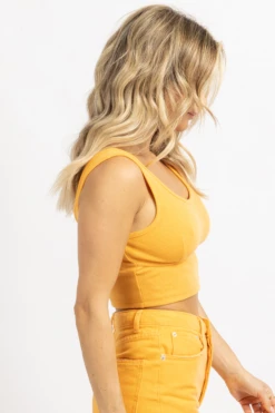 Signature 8 MANGO WAVE PANEL CROP TOP NEW ARRIVALS