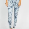 TREND NOTES CLOTHING MARBLE HIGH WAISTED LEGGINGS