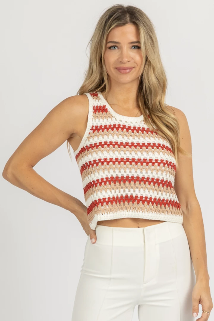 SADIE + SAGE CLOTHING MARIGOLD CROCHET TANK TOP 2 SADIE + SAGE CLOTHING MARIGOLD CROCHET TANK TOP