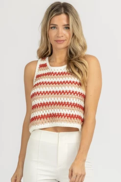 SADIE + SAGE CLOTHING MARIGOLD CROCHET TANK TOP
