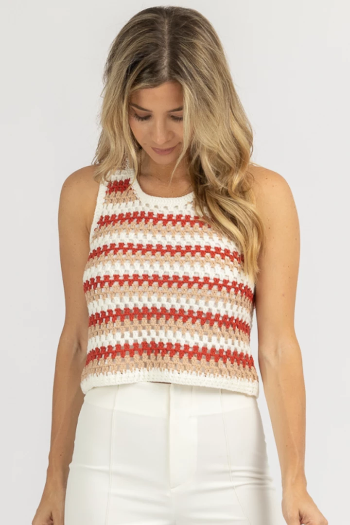 SADIE + SAGE CLOTHING MARIGOLD CROCHET TANK TOP 3 SADIE + SAGE CLOTHING MARIGOLD CROCHET TANK TOP