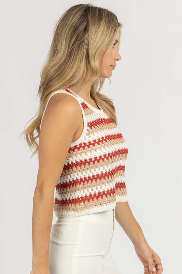 SADIE + SAGE CLOTHING MARIGOLD CROCHET TANK TOP 5 SADIE + SAGE CLOTHING MARIGOLD CROCHET TANK TOP