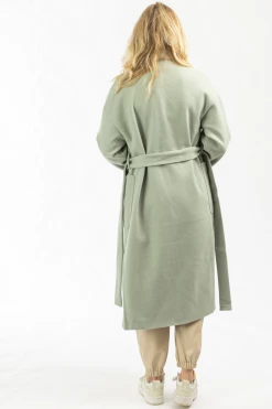 FORE COLLECTION NEW ARRIVALS MINT OVERSIZE BELTED TRENCH COAT