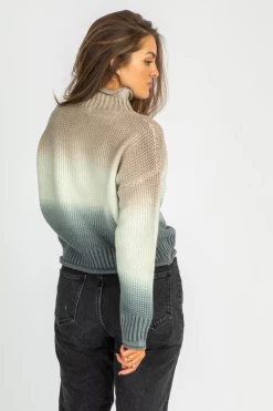 AVVIO LA MOCHA DIP DYED SWEATER CLOTHING