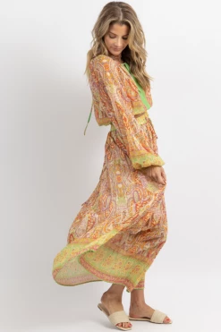 SUNDAY UP MOROCCAN PAISLEY MAXI SKIRT SET 9 SUNDAY UP MOROCCAN PAISLEY MAXI SKIRT SET