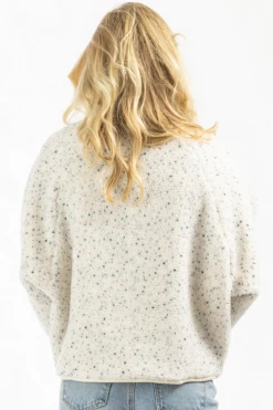 ET CLET DOTTED SHERPA SNAP BUTTON JACKET NEW ARRIVALS