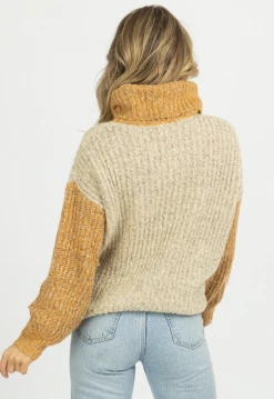 HEM & THREAD TAUPE + MUSTARD CONTRAST TURTLENECK NEW ARRIVALS 10 HEM & THREAD TAUPE + MUSTARD CONTRAST TURTLENECK NEW ARRIVALS