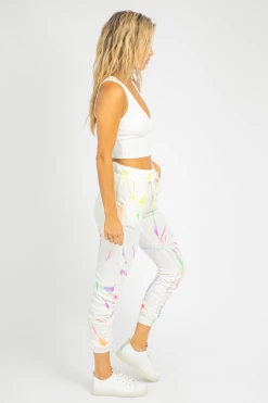 TREND NOTES NEON MULTI-COLOR TIE DYE SWEATPANTS CLOTHING