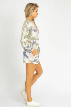TREND NOTES CAMO COZY RELAXED SET