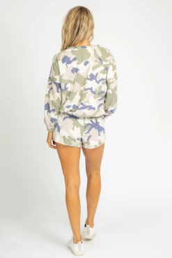 TREND NOTES CAMO COZY RELAXED SET