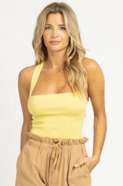 LE LIS MELON TIE BACK KNIT CAMI *RESTOCK COMING SOON* CLOTHING 10 LE LIS MELON TIE BACK KNIT CAMI *RESTOCK COMING SOON* CLOTHING