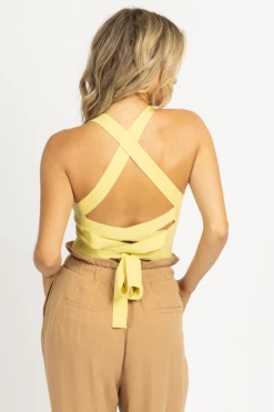 LE LIS MELON TIE BACK KNIT CAMI *RESTOCK COMING SOON* CLOTHING 11 LE LIS MELON TIE BACK KNIT CAMI *RESTOCK COMING SOON* CLOTHING