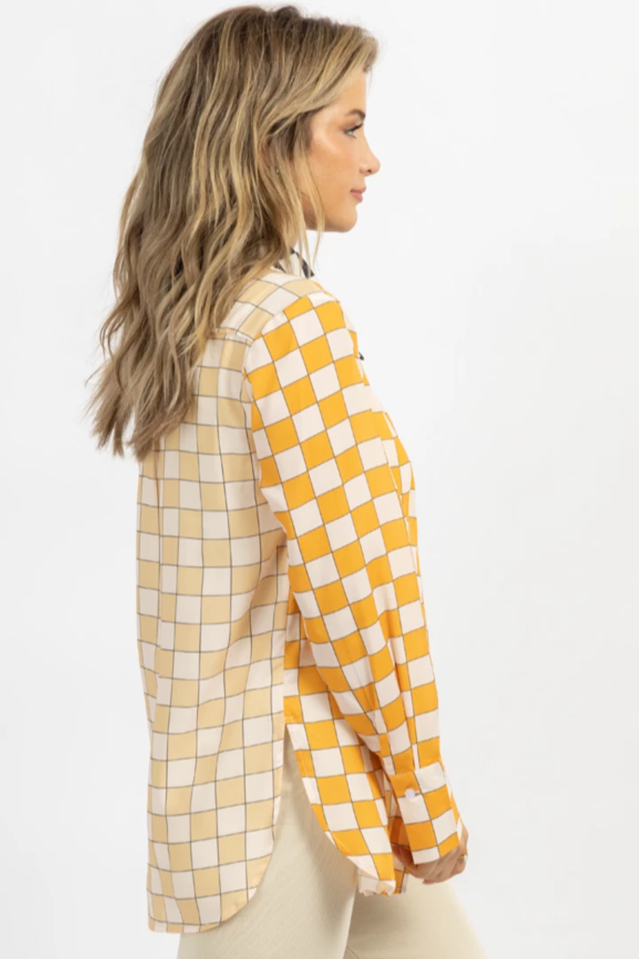 SUNDAY UP NEW ARRIVALS PINK MULTI-CHECKED BUTTON DOWN 5 SUNDAY UP NEW ARRIVALS PINK MULTI-CHECKED BUTTON DOWN