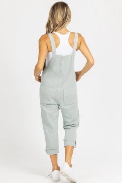 LEVEE POWDER BLUE DISTRESSED RELAXED OVERALL *BACK IN STOCK* BEST SELLERS