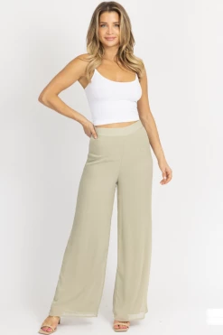 EMORY PARK SAGE WIDE LEG HIGH RISE PANTS NEW ARRIVALS