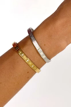 Joia NEW ARRIVALS SILVER STAINLESS STEEL ROMAN NUMERAL BRACELET