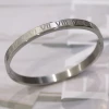 Joia NEW ARRIVALS SILVER STAINLESS STEEL ROMAN NUMERAL BRACELET