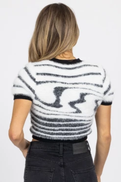 MISS LOVE SOFT ZEBRA SHORT SLEEVE TOP NEW ARRIVALS 13 MISS LOVE SOFT ZEBRA SHORT SLEEVE TOP NEW ARRIVALS