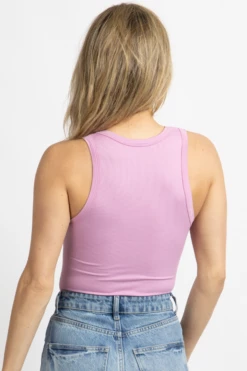 DYNAMIC FASHION GRAPE THICK BAND V-NECK BODYSUIT NEW ARRIVALS