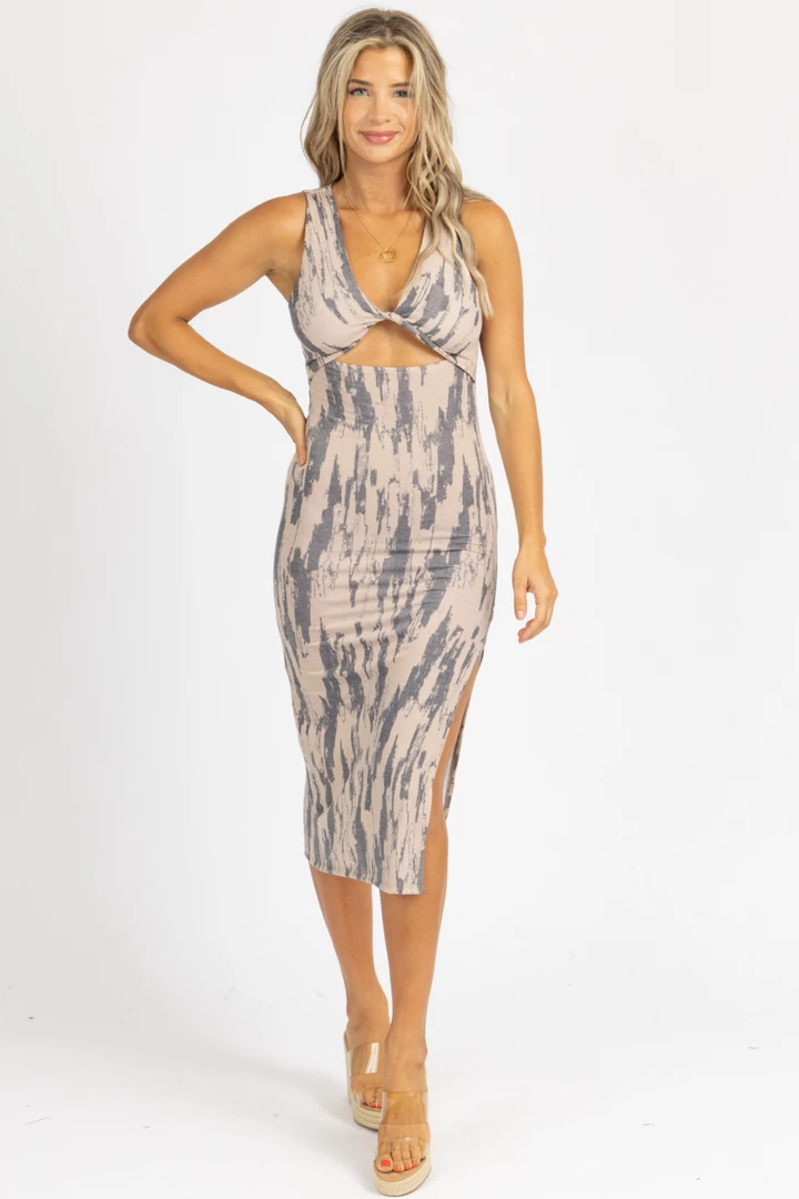 ENDLESS BLU BEST SELLERS TAUPE + CHARCOAL DYED OPEN FRONT MIDI *BACK IN STOCK* 1 ENDLESS BLU BEST SELLERS TAUPE + CHARCOAL DYED OPEN FRONT MIDI *BACK IN STOCK*