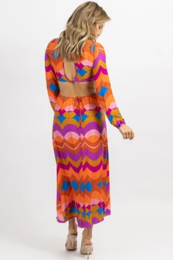 OLIVACEOUS TECHNICOLOR CUTOUT LONGSLEEVE MAXI DRESS NEW ARRIVALS 11 OLIVACEOUS TECHNICOLOR CUTOUT LONGSLEEVE MAXI DRESS NEW ARRIVALS