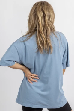 BACON LETTUCE TOMATO NEW ARRIVALS BLUE WHAT GOES AROUND GRAPHIC TEE