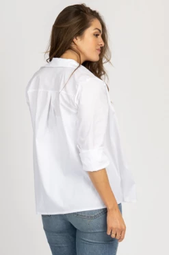 VENTI6 HIGH QUALITY WHITE LONG SLEEVE SIMPLE BUTTONDOWN CLOTHING