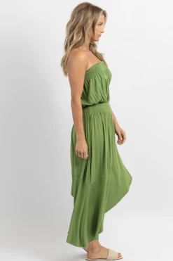 SUGARLIPS WILLOW AYANNA ASYMMETRIC TUBE MIDI DRESS