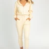 SHOP MICHELLA ZIPPERED LONGSLEEVE HOODIE JUMPSUIT